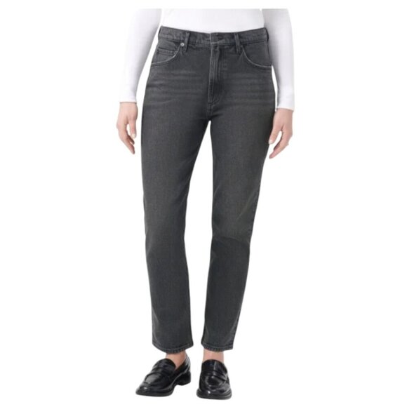 NEW Kirkland Signature High Rise Straight Leg Jeans | Black - Picture 1 of 5